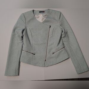 Women's Textured Jacket - Light Blue